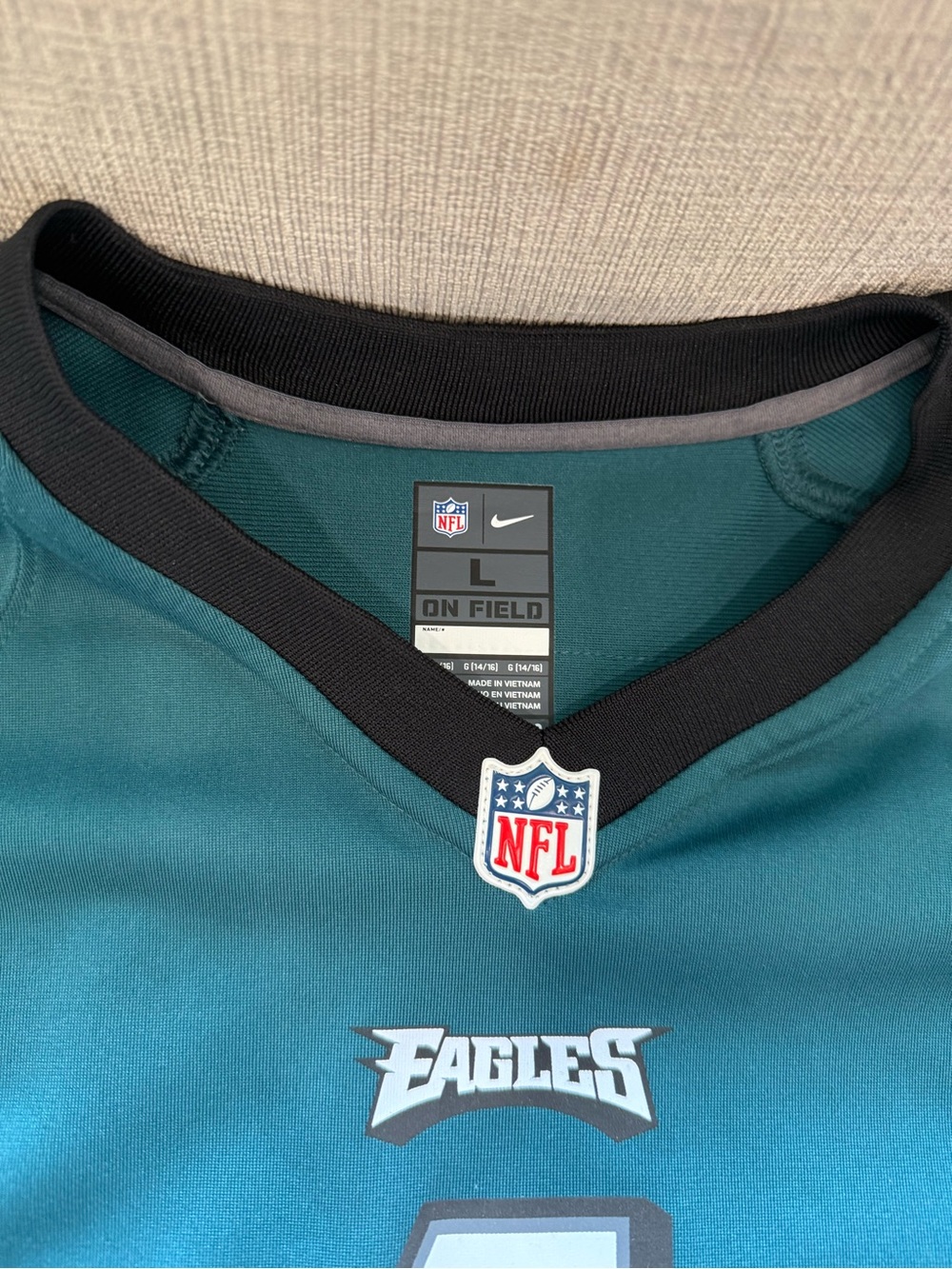 Nike Kids Philadelphia Eagles Jersey Teal #1 - Picture 3 of 3